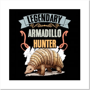 Legendary Armadillo Hunter Awesome Armadillo Hunting Season Posters and Art